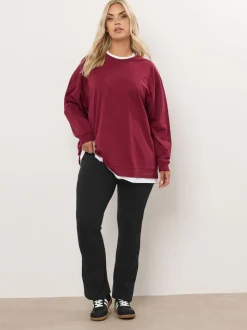 Noir - Leggings Yours Curve évasés