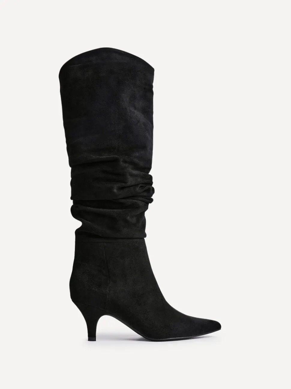 Noir - Linzi Bottes Esteem froncées à Kitten heel