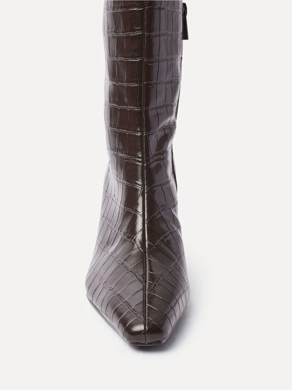 Noir - Linzi Bottes hautes à talon carré Uptown