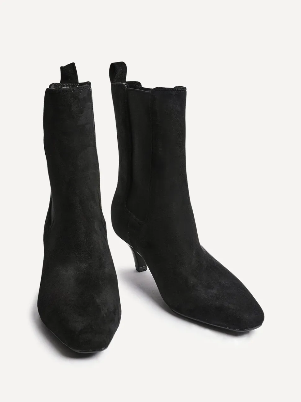 Noir - Linzi Bottes Ritual à talons chaton Chelsea