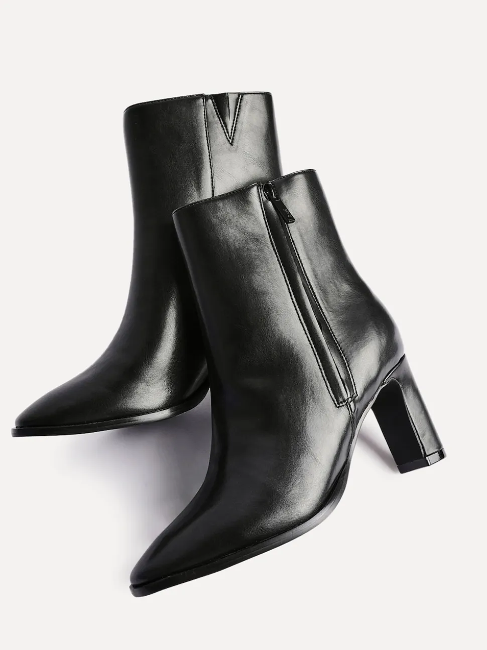 Noir - Linzi bottines Jonas à talon carré