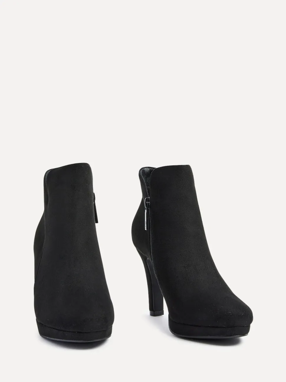 Noir - Linzi bottines plates-formes Layara avec talons aiguilles