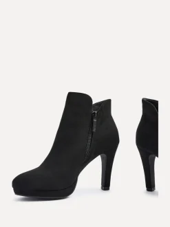 Noir - Linzi bottines plates-formes Layara avec talons aiguilles
