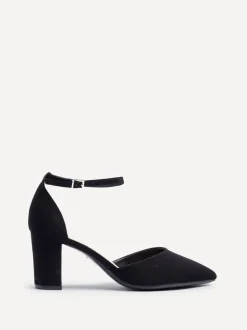 Noir - Linzi Davina Coupe large Closed Back Court Block Chaussures