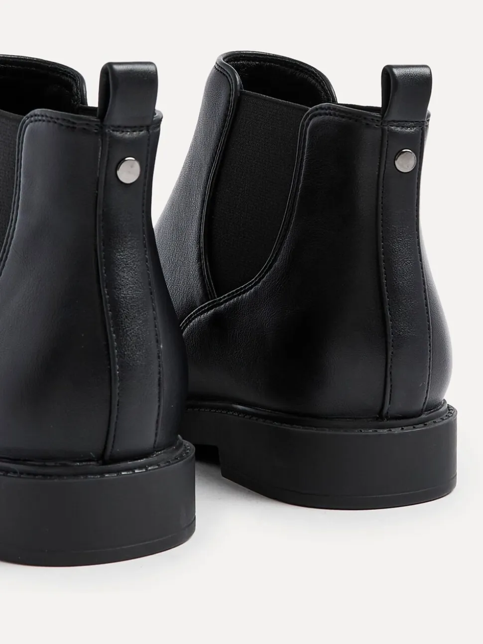Noir - Linzi Fauna Coupe large Chelsea Bottes avec panneau latéral extensible