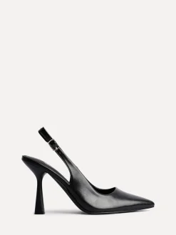 Noir - Linzi talons Una à bride arrière