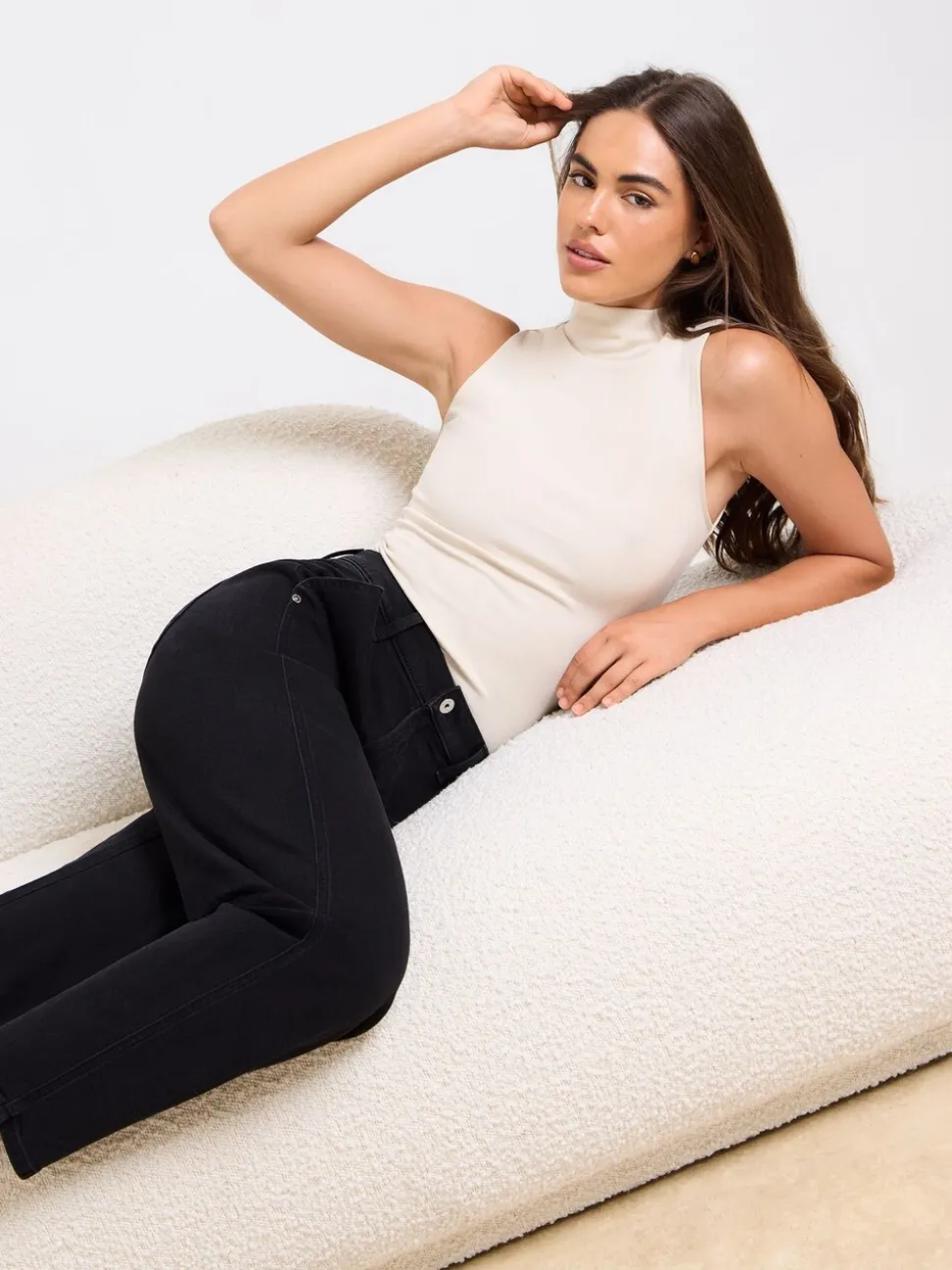 Noir - Lipsy Jean slim Barrel Leg