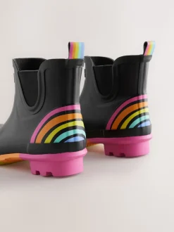 Noir - Little Bird by Jools Oliver Adultes Rainbow Welly Boots