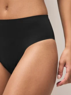Noir - Lot 7 culottes invisibles et confortables