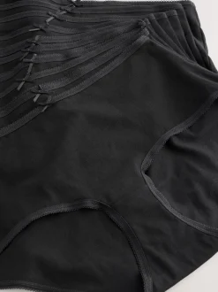 Noir - Lot de 10 caleçons en coton