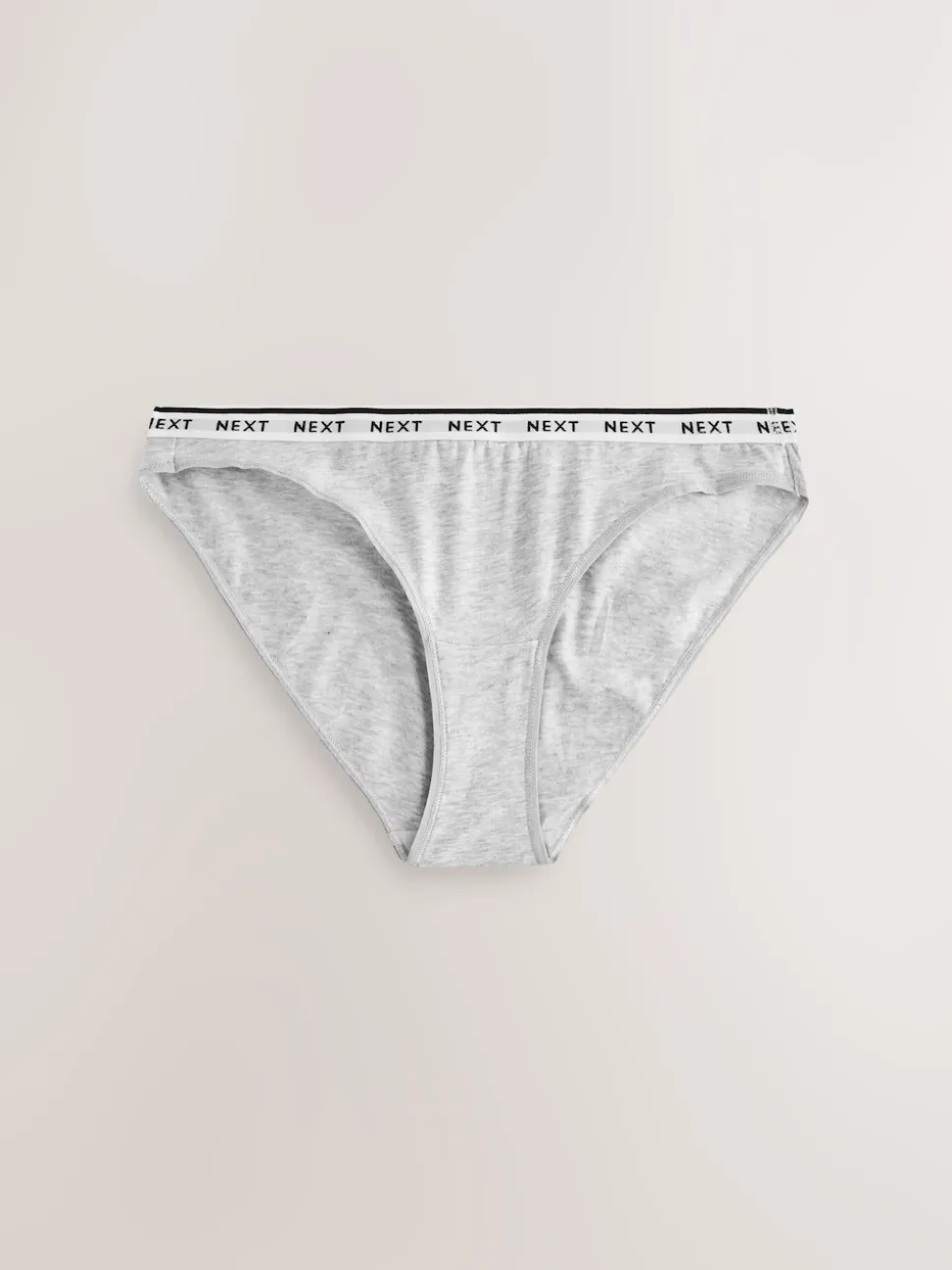 Noir - Lot de 10 culottes à logo en coton