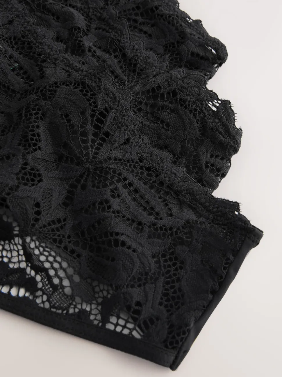 Noir - Lot de 3 culottes NVPL en dentelle sur le devant