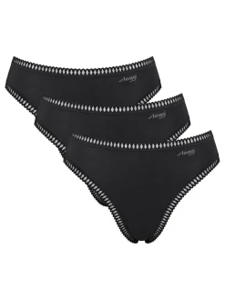 Noir - Lot de 3 hipsters Sloggi GO Crush