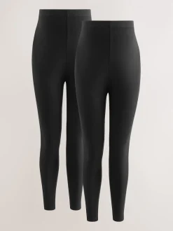 Noir - Lot de 2 leggings de maternité