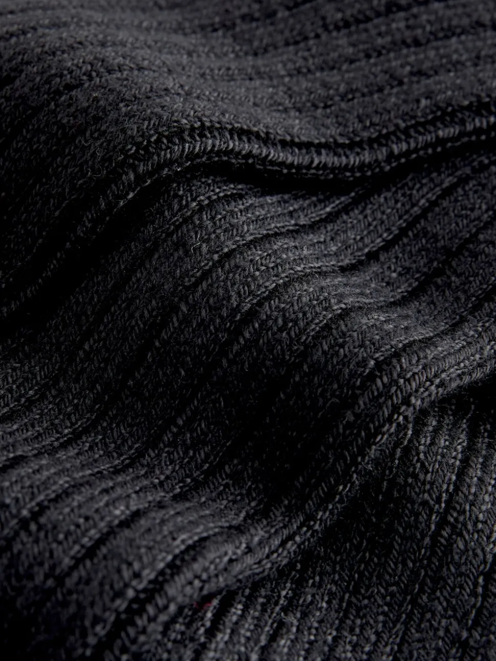Noir - Lot de 3 paires de chaussettes côtelées à poignée chaude