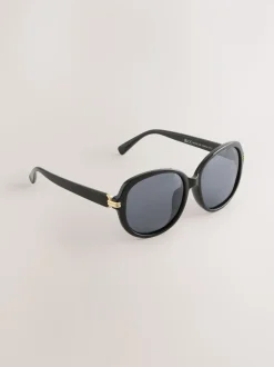 Noir - Lunettes de soleil carrées