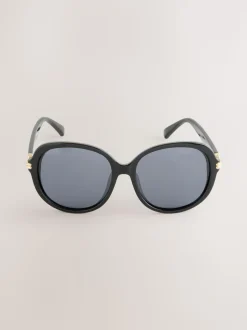 Noir - Lunettes de soleil carrées