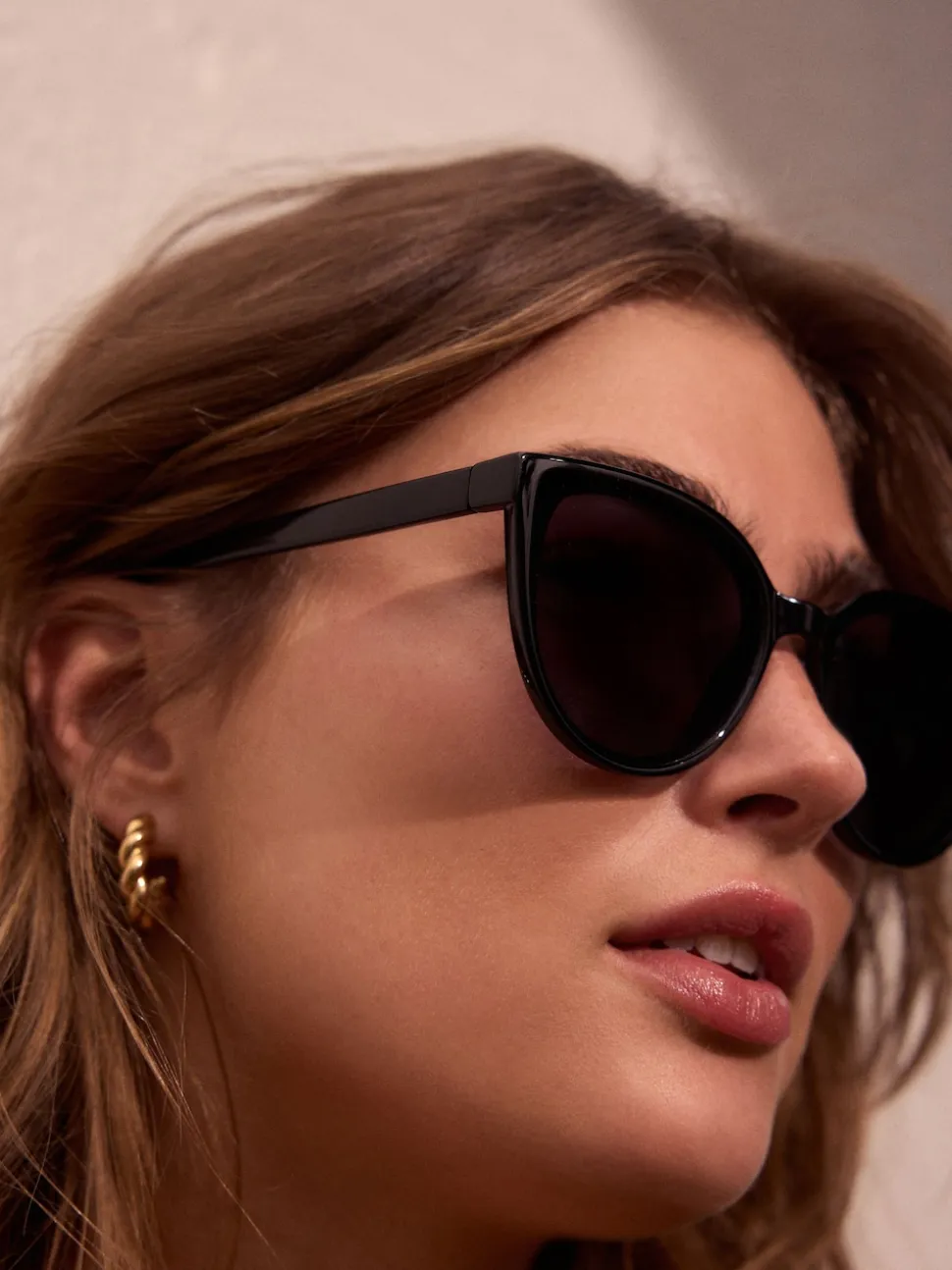 Noir - Lunettes de soleil pour les yeux de chat