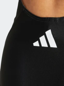 Noir - Maillot de bain adidas 3 Rayure avec dos en V