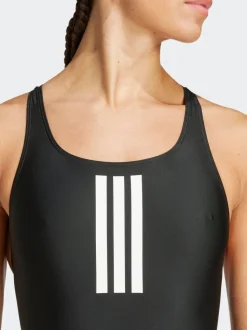 Noir - Maillot de bain adidas 3 Rayure avec dos en V