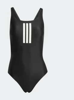 Noir - Maillot de bain adidas 3 Rayure avec dos en V