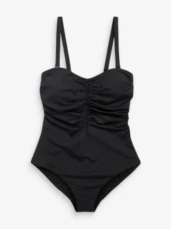 Noir - Maillot de bain DD+ Bandeau Gulmy Control filaire