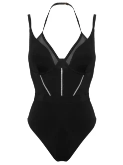 Noir - Maillot de bain Pour Moi Sydney à armatures à double bretelles