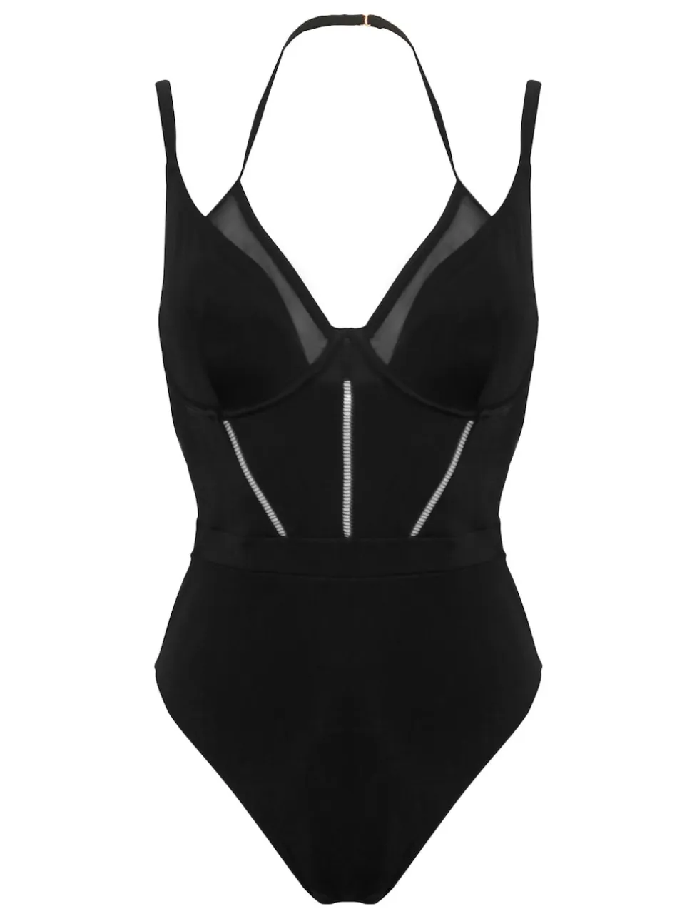 Noir - Maillot de bain Pour Moi Sydney à armatures à double bretelles