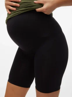 Noir - Mamalicious Leggings de maternité sans coutures