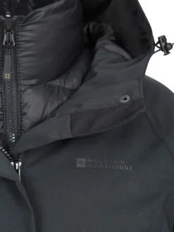 Noir - Manteau long imperméable Mountain Warehouse Alaskan 3en1 femme
