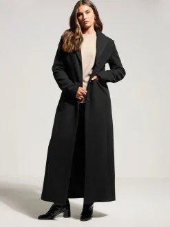 Noir - Manteau Long Tall Sally City coupe longue