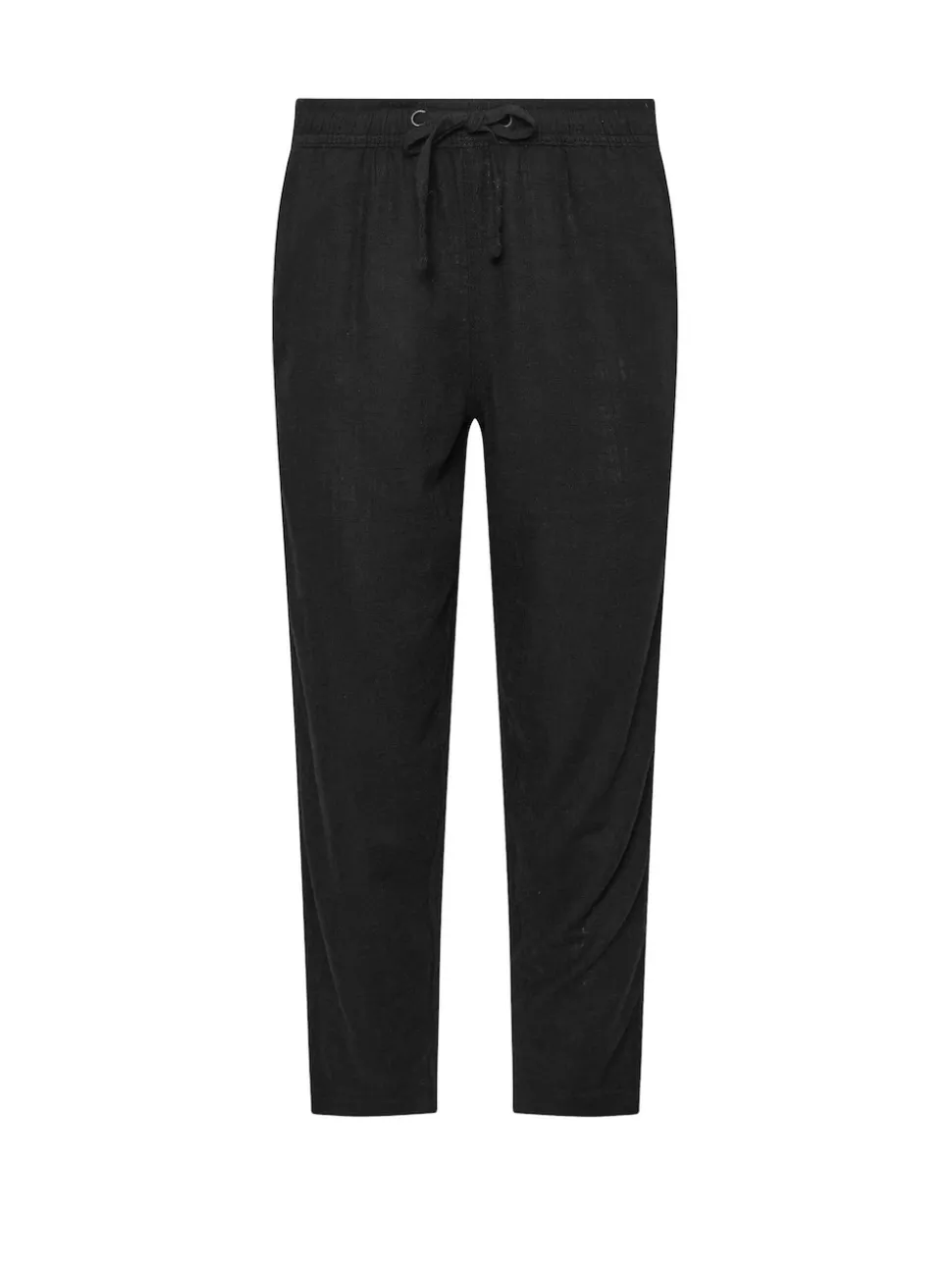 Noir - M&Co Petites tailles Lin Joggers
