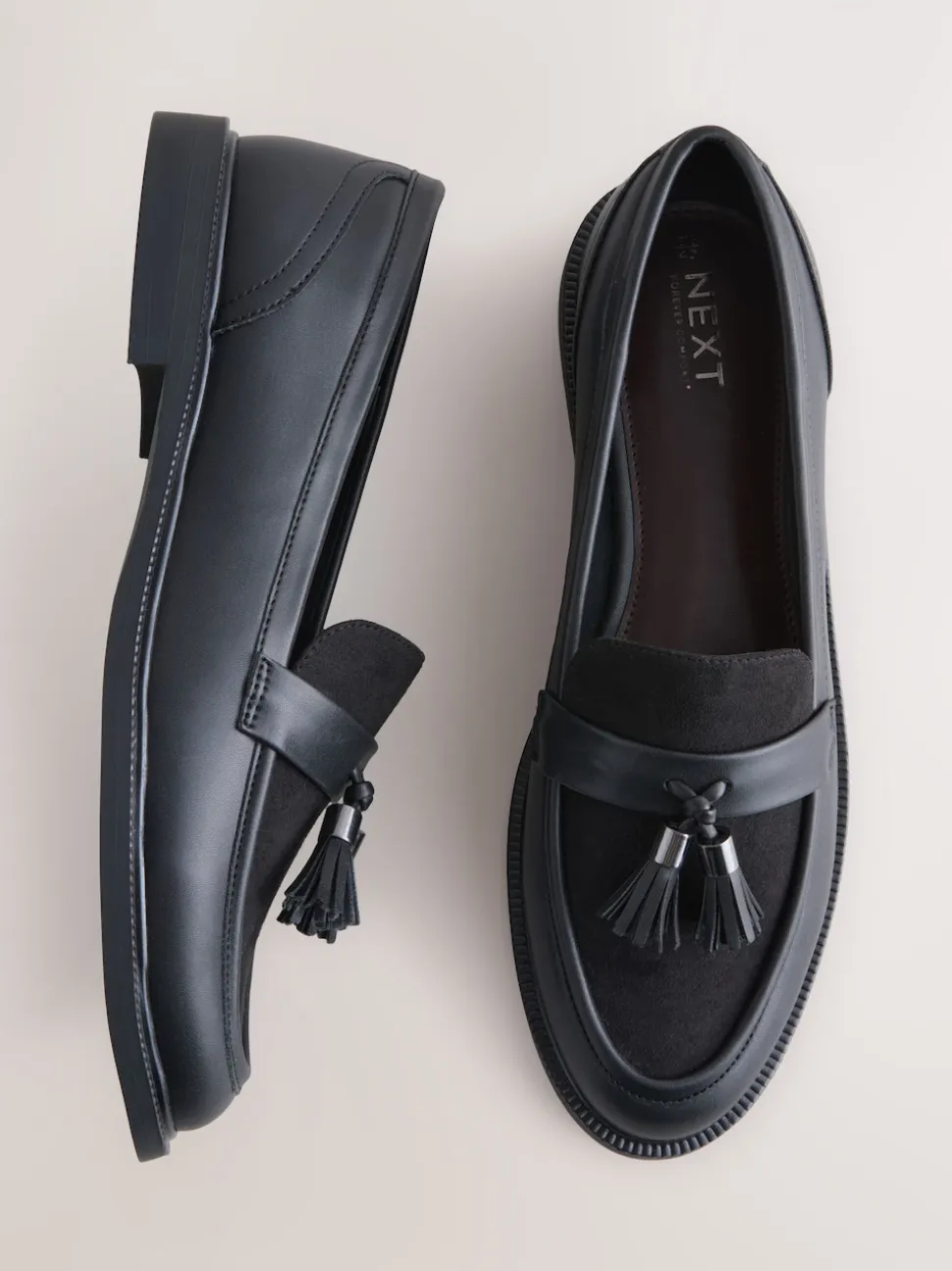 Noir - Mocassins Forever Comfort à glands et bout rond