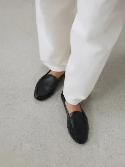 Noir - Mocassins Forever Comfort® souples froncés