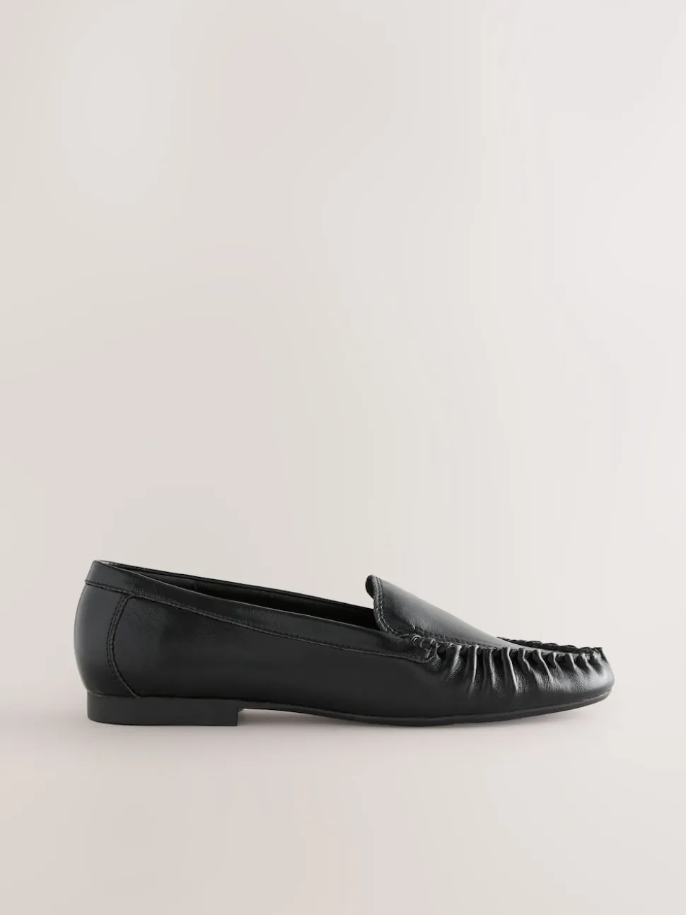 Noir - Mocassins Forever Comfort® souples froncés