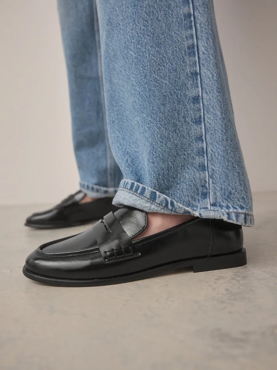 Noir - Mocassins Forever Comfort® à bout rond