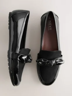 Noir - Mocassins Forever Comfort® à bout rond avec nœud