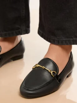 Noir - Mocassins Lipsy Snaffle en similicuir