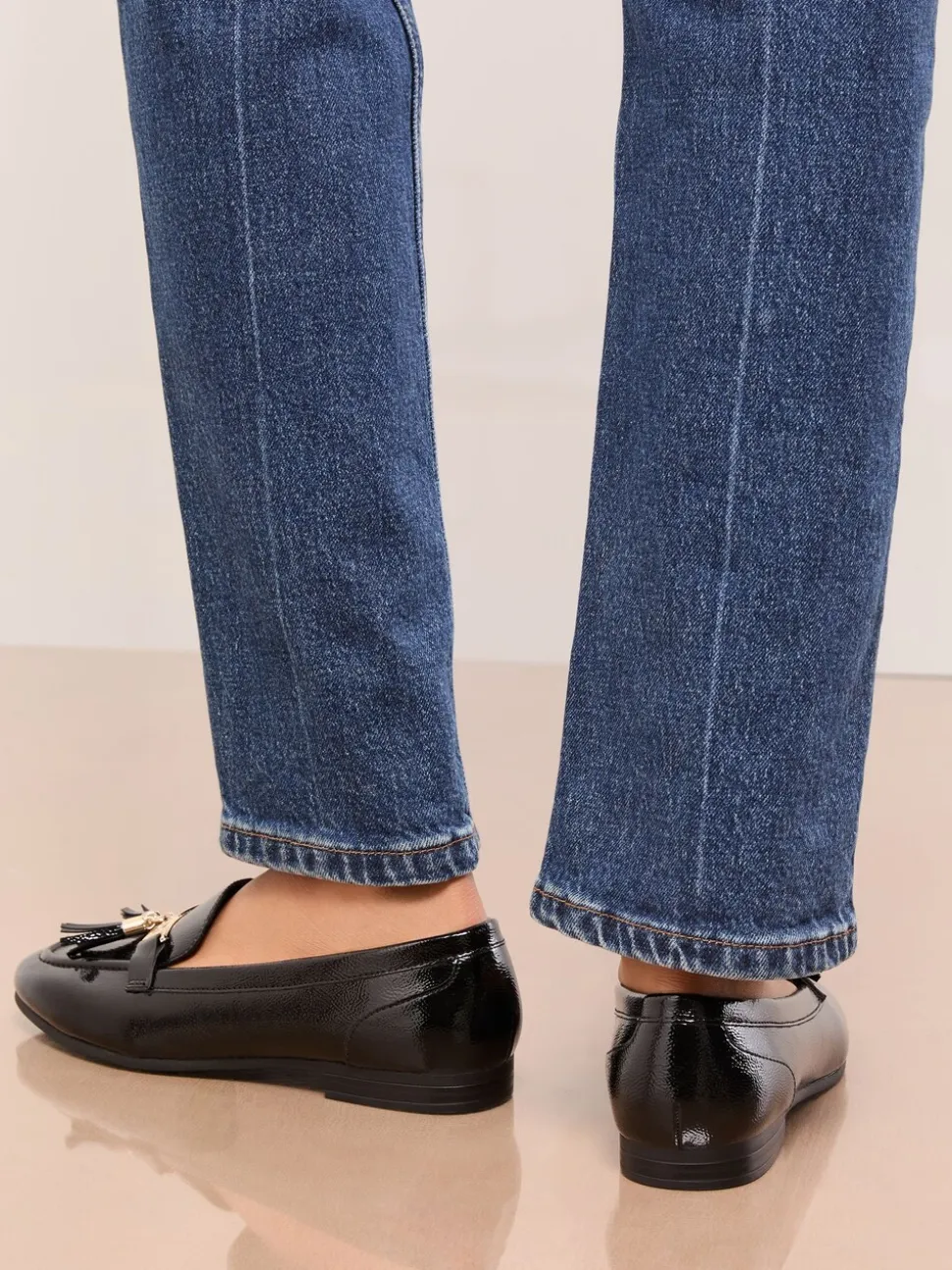 Noir - Mocassins Lipsy Vêtements de travail à glands avec bout en amande