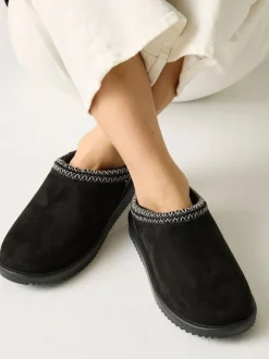 Noir - Mules Regatta Risley Mule WP imperméables en fausse fourrure