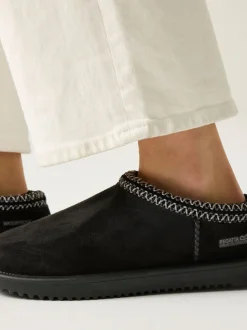 Noir - Mules Regatta Risley Mule WP imperméables en fausse fourrure
