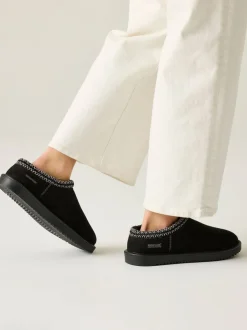 Noir - Mules Regatta Risley Mule WP imperméables en fausse fourrure