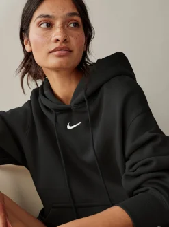 Noir - Nike Sweat à capuche oversize Mini Sportswear Phoenix en polaire à enfiler
