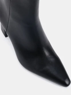 Noir - Novo Bottes Kimberley Point à talon carré
