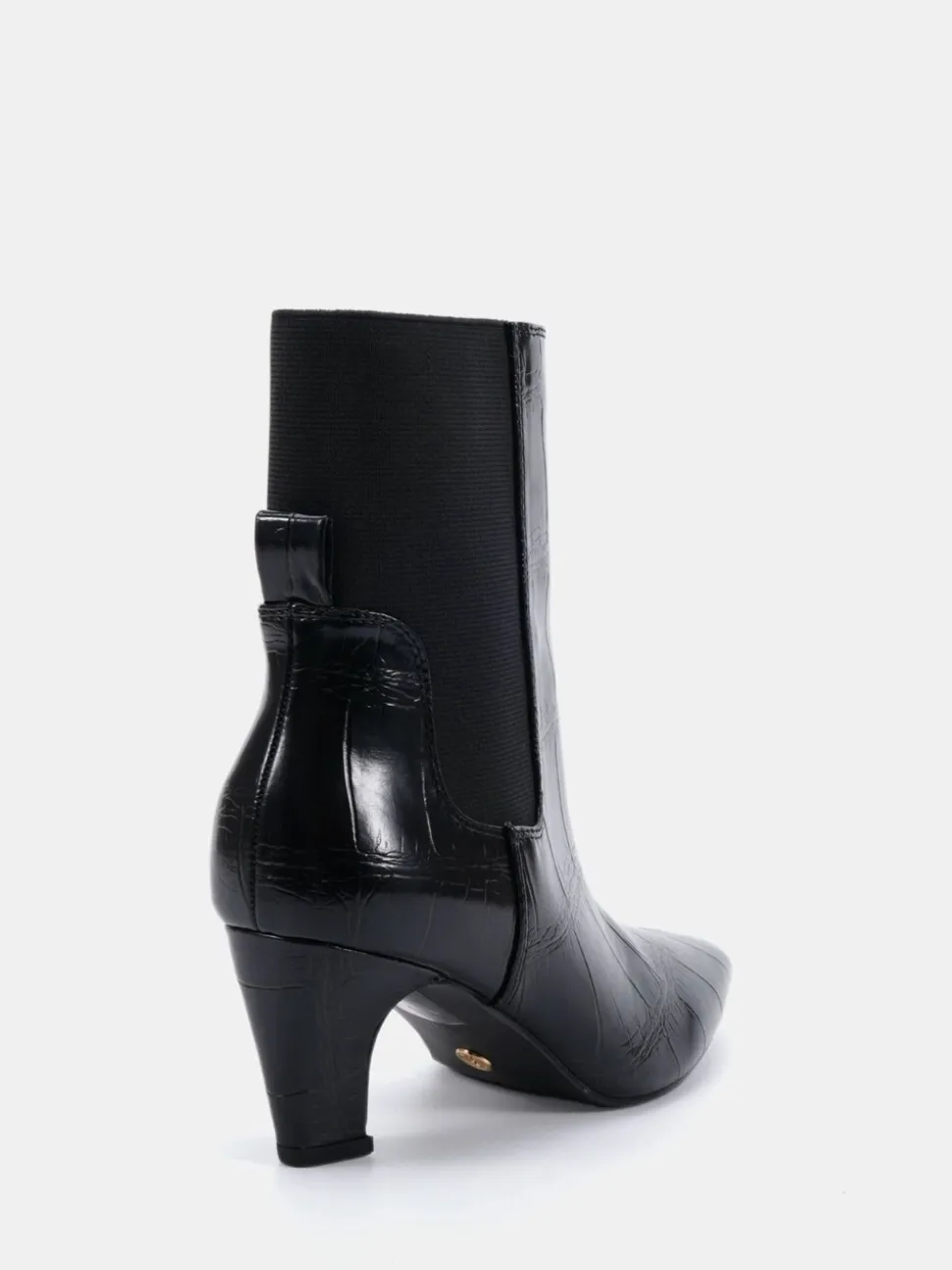 Noir - Novo bottines Kennedy incurvées à talon moyen Chelsea