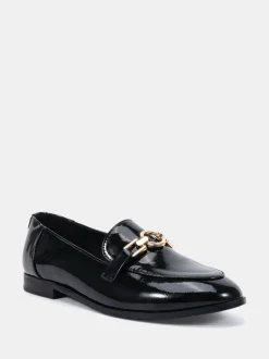 Noir - Novo Mocassins à bordure celeste avec anneau
