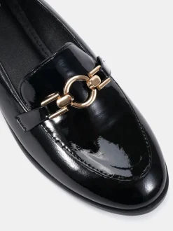 Noir - Novo Mocassins à bordure celeste avec anneau
