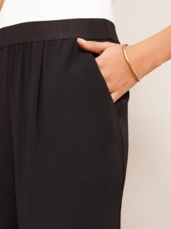 Noir - Pantalon ample Friends Like These taille élastique