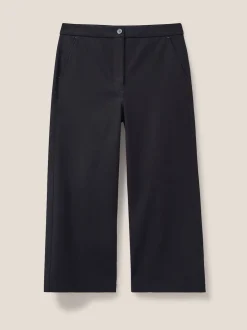 Noir - Pantalon court large White Stuff Belle