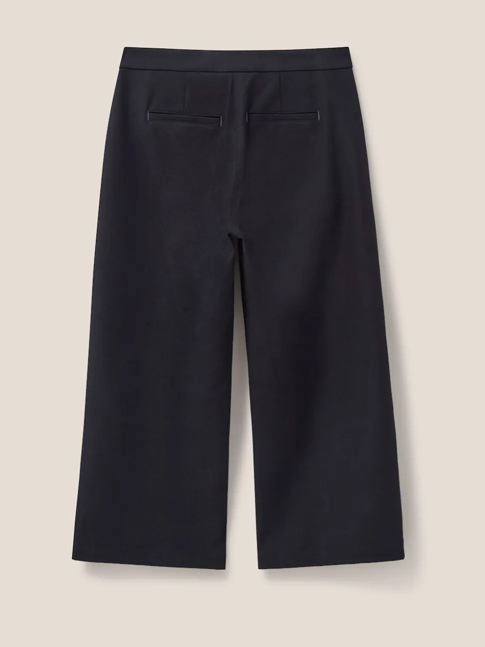 Noir - Pantalon court large White Stuff Belle